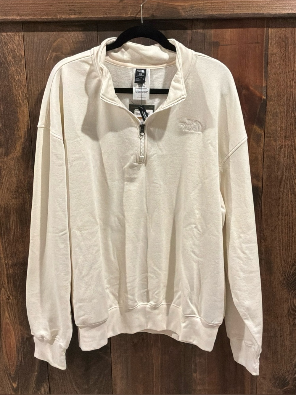 Men’s size XL warm 1/4 zip sweatshirt NEW WITH TAGS
